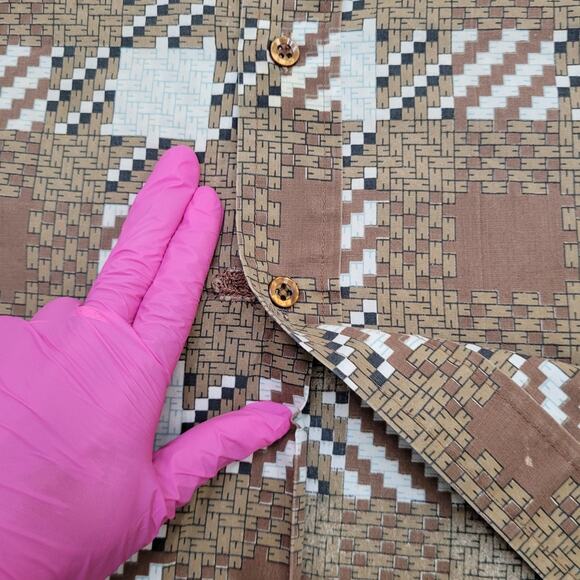 Vintage 80s MOD Marlboro Disco Hippie Shirt Medium 21x29 USA - Picture 4 of 13